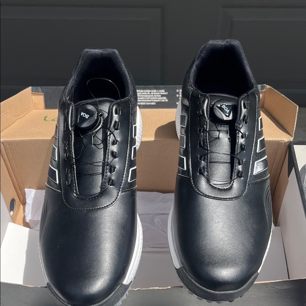 adidas Men's Black Athletic Shoes with BOA Dial